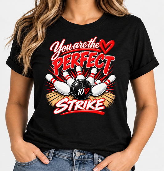 Spare Me the Drama retro bowling t-shirt with vintage bowling pin and ball graphic design in Black