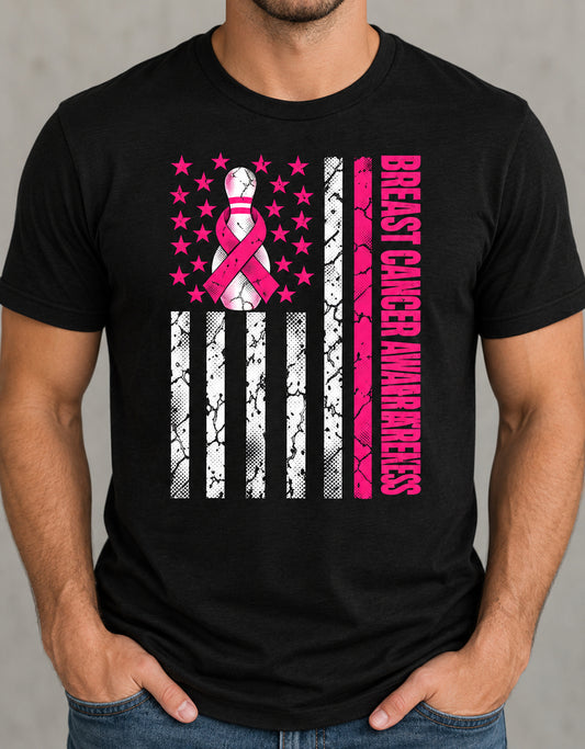Breast Cancer Awareness Bowling Shirt