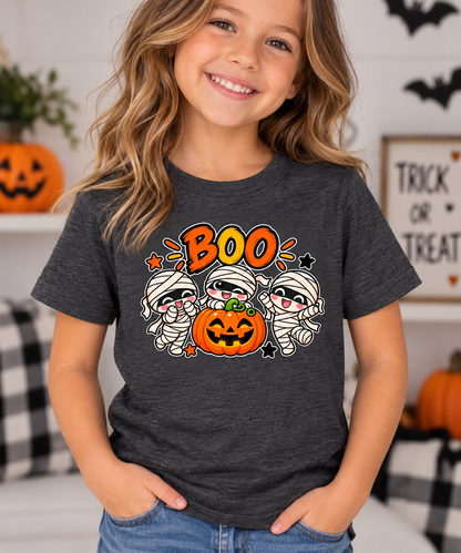 Boo Crew Mummies Halloween T-Shirt
