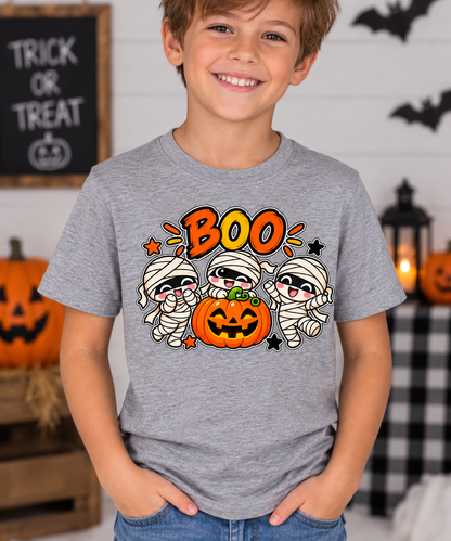 Boo Crew Mummies Halloween T-Shirt