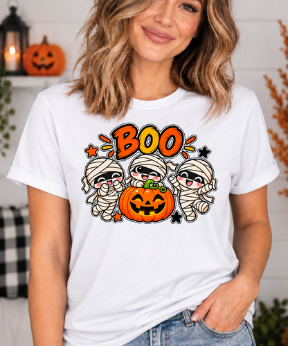 Boo Crew Mummies Halloween T-Shirt
