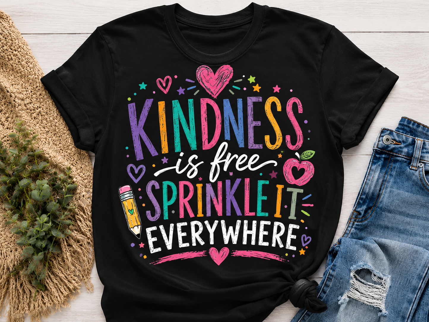 Kindness Is Free Sprinkle It Tshirt