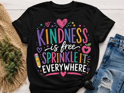 Kindness Is Free Sprinkle It Tshirt