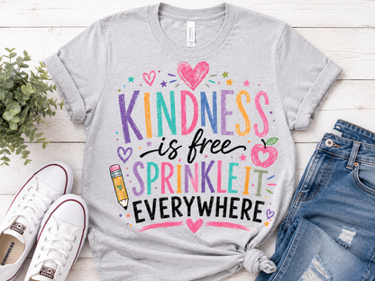 Kindness Is Free Sprinkle It Tshirt