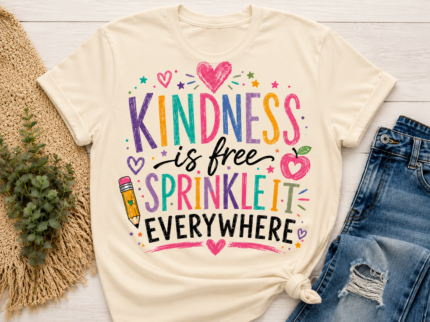 Kindness Is Free Sprinkle It Tshirt