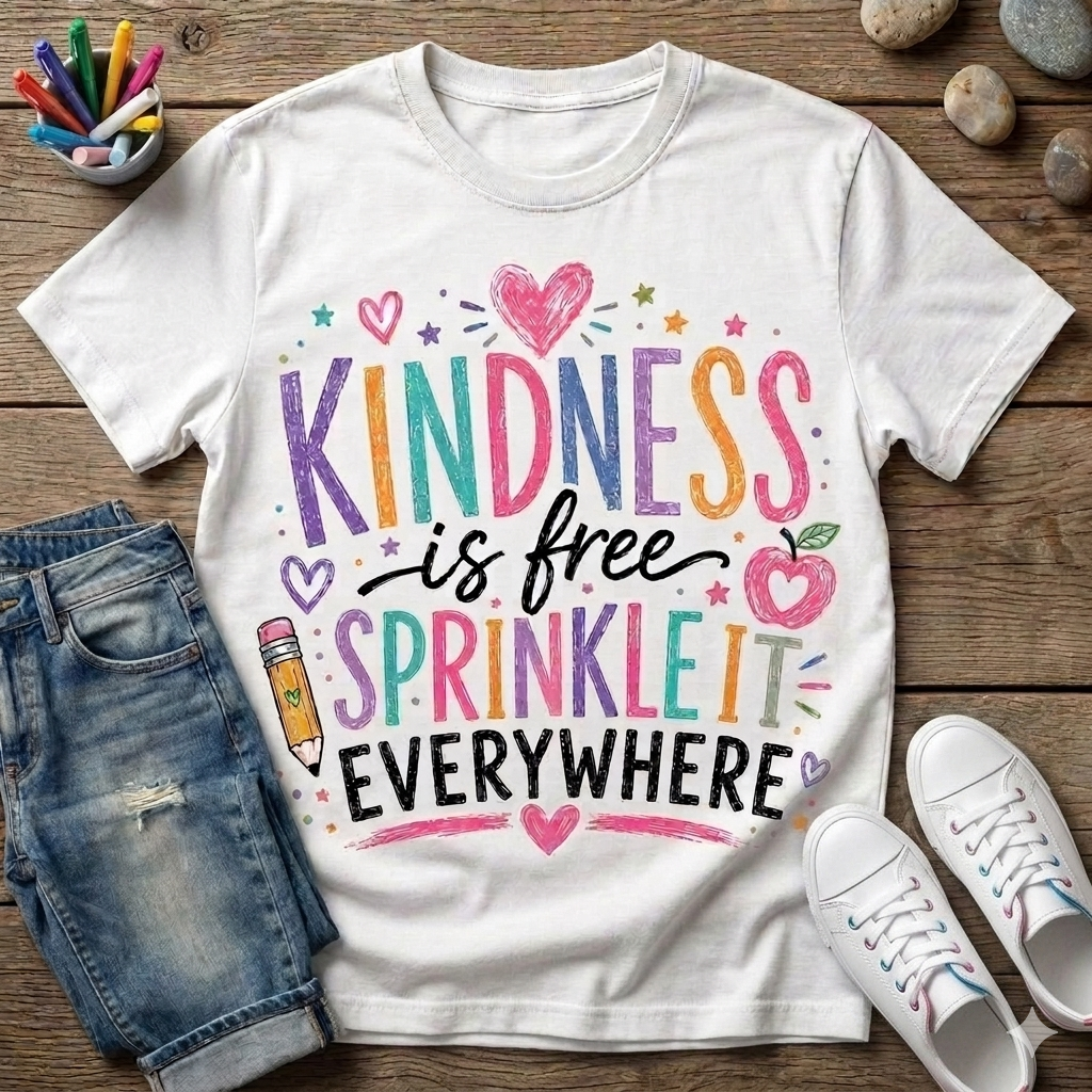 Kindness Is Free Sprinkle It Tshirt