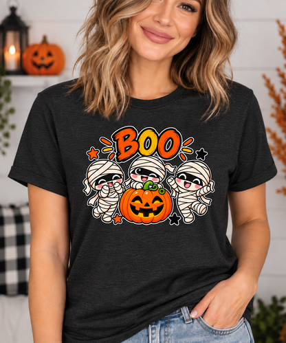 Boo Crew Mummies Halloween T-Shirt