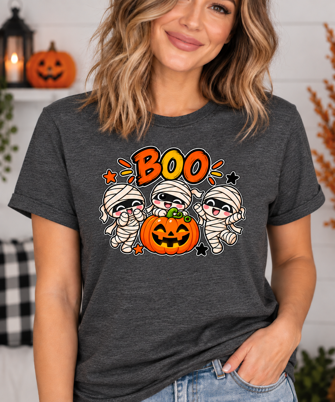 Boo Crew Mummies Halloween T-Shirt