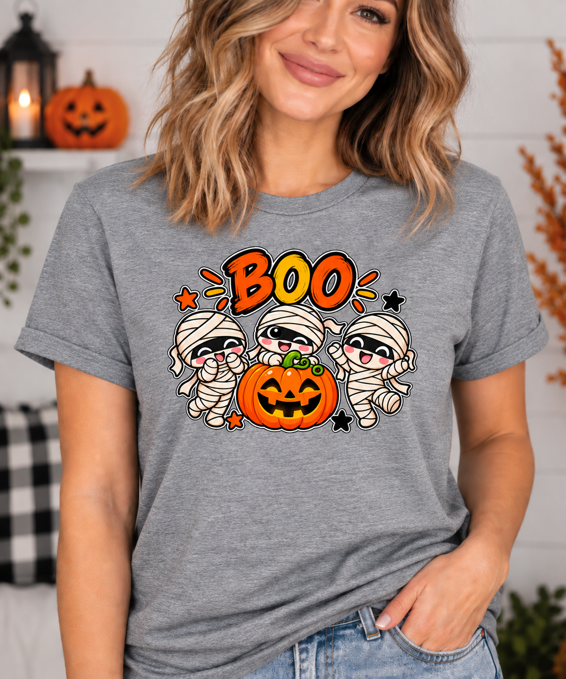 Boo Crew Mummies Halloween T-Shirt